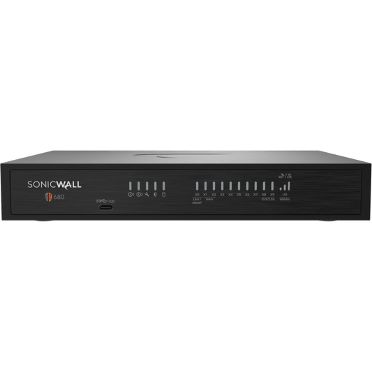 (3 & FREE OFFER) SONICWALL TZ680 SECURE UPGRADE PLUS - ADVANCED EDITION 3YR (INCLUDES 1YR CSE) [03-SSC-7013]