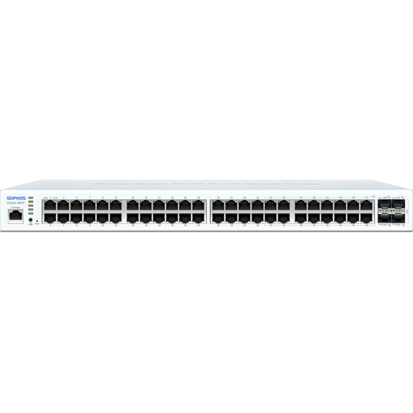 CS210-48FP Sophos Switch - 48 port (16x2.5G) with Full PoE - EU power cord [C24CTCHEU]