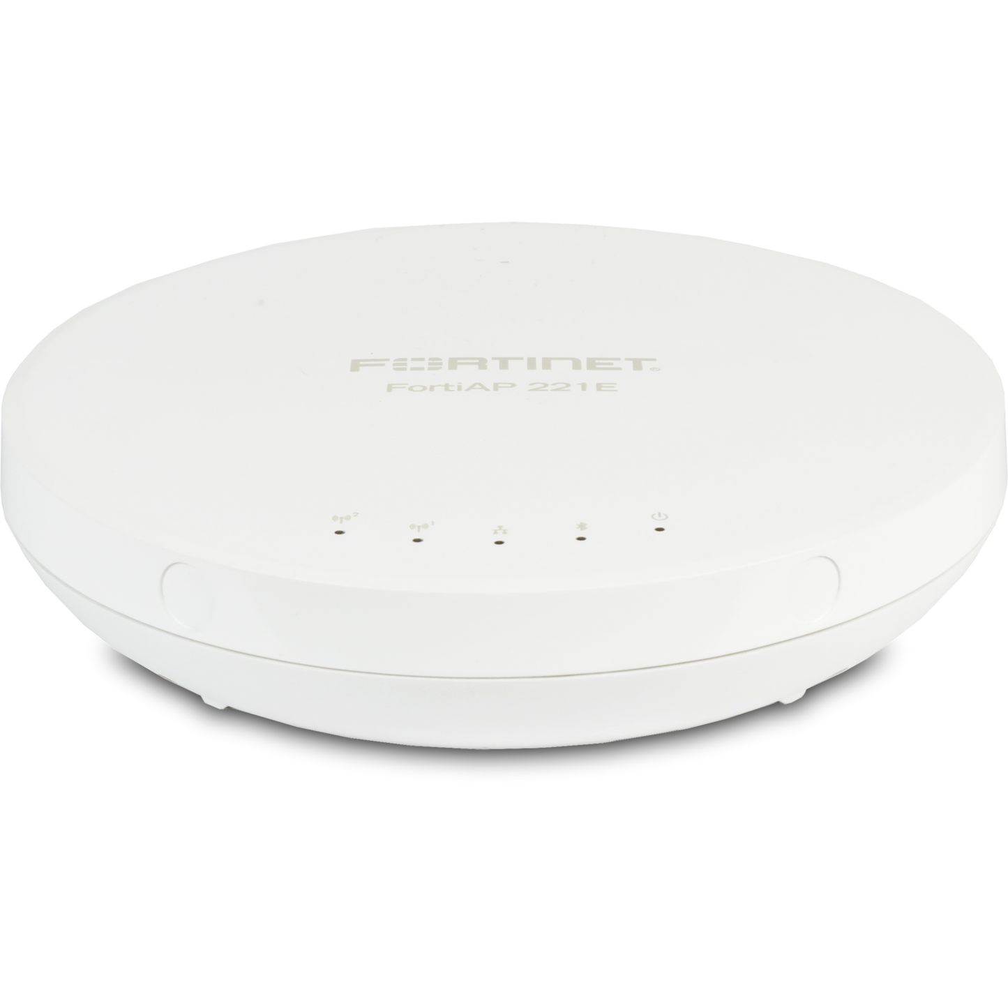 FortiAP-221E Indoor Wireless  AP - Dual radio (802.11 b/g/n and 802.11 a/n/ac Wave 2, 2x2 MU-MIMO), internal antennas, 1 x 10/100/1000 RJ45 port, BT / BLE. Ceiling/wall mount kit included.For power order: 802.3af PoE injector GPI-115 or AC ad [FAP-221E-U]
