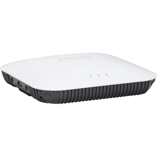 FortiAP-431G Indoor Wireless AP - Tri radio (Wi-Fi-6E IEEE 802.11ax Tri-band 2.4/5/6GHz and dual 5G operation 4+4+4 4 streams 3 radios) [Note: 6GHz band not available in all regulatory domains. Use of the 6GHz band subjects to regional regula [FAP-431G-E]
