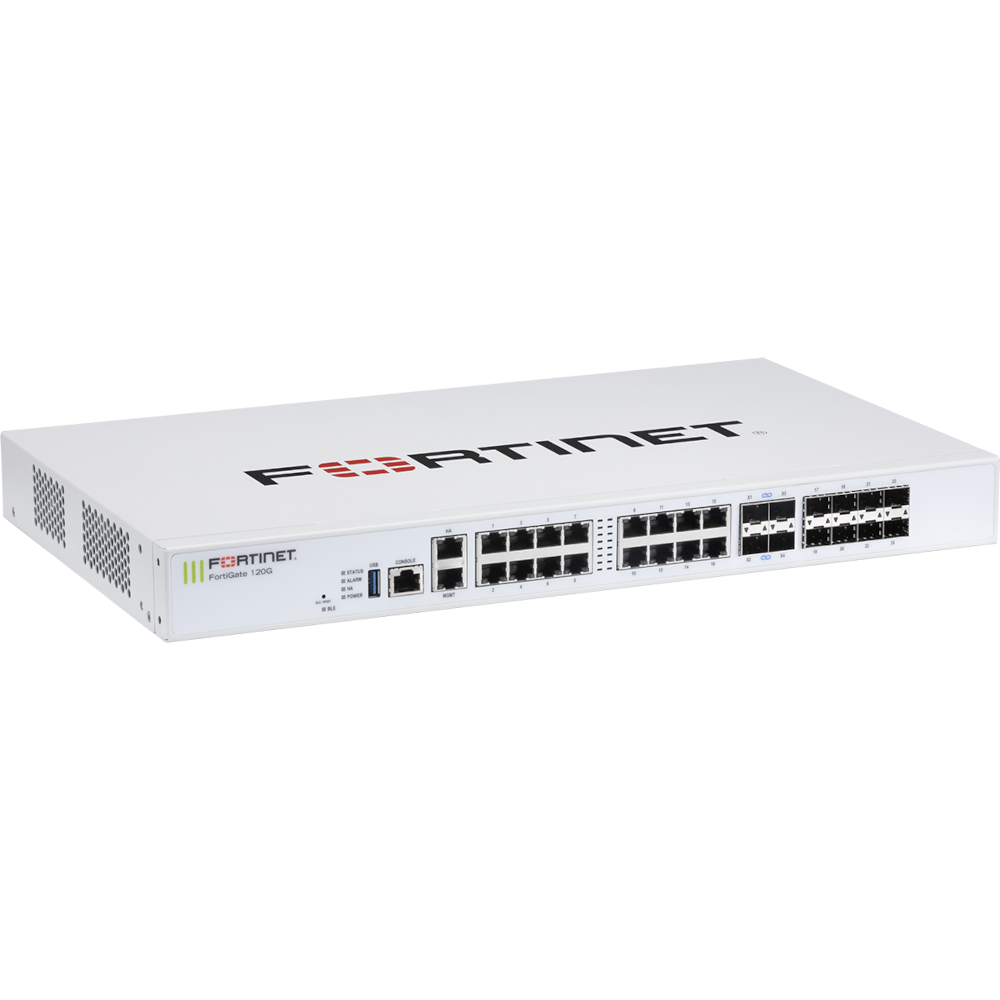 FortiGate-120G Hardware plus 5 Year FortiCare Premium and FortiGuard Enterprise Protection [FG-120G-BDL-809-60]