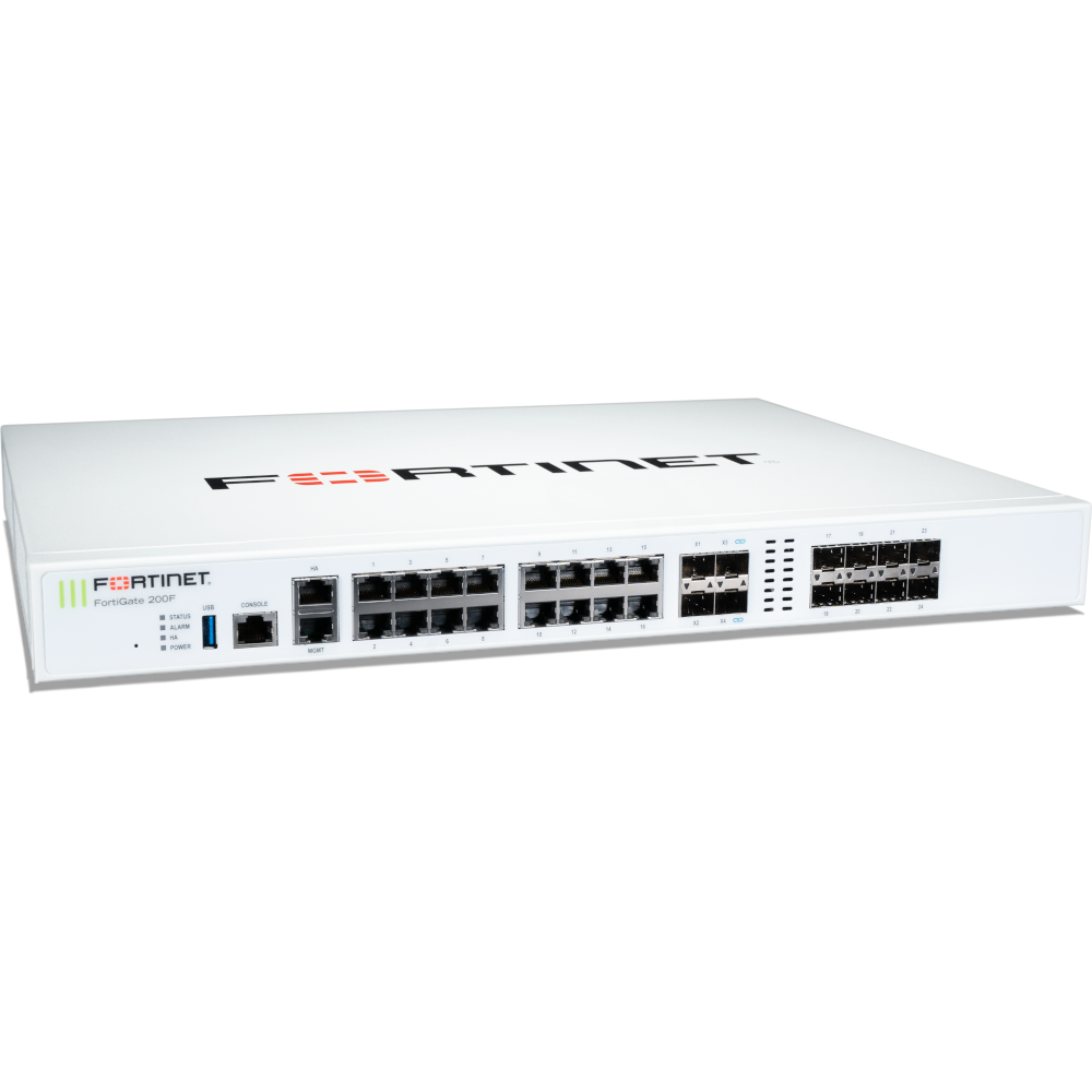 FortiGate-200F Hardware plus 5 Year FortiCare Premium and FortiGuard Unified Threat Protection (UTP) [FG-200F-BDL-950-60]