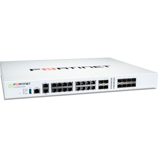 FortiGate-200F Hardware plus 5 Year FortiCare Premium and FortiGuard Unified Threat Protection (UTP) [FG-200F-BDL-950-60]