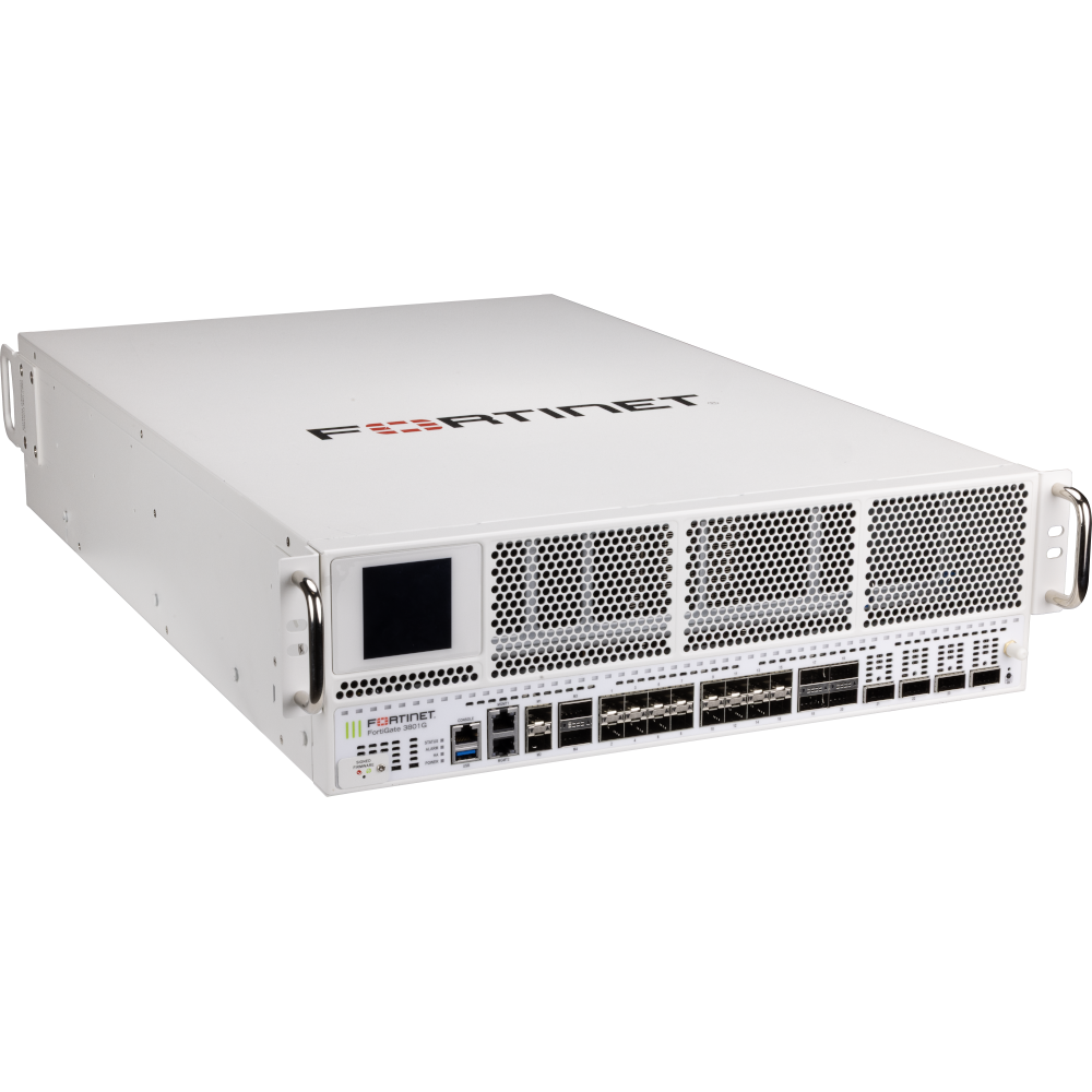 FortiGate-3801G Hardware plus 5 Year FortiCare Premium and FortiGuard Unified Threat Protection (UTP) [FG-3801G-BDL-950-60]