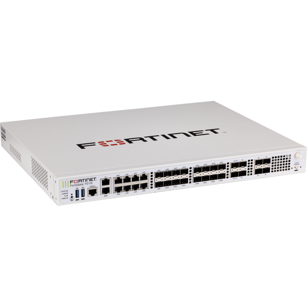 FortiGate-701G Hardware plus 3 Year FortiCare Premium and FortiGuard Unified Threat Protection (UTP) [FG-701G-BDL-950-36]