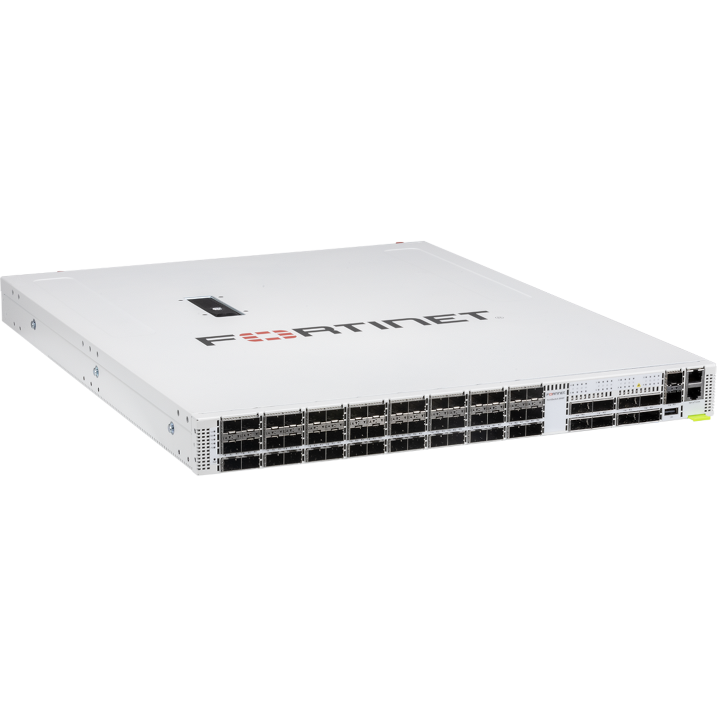 FortiSwitch-2048F Layer 2/3 FortiGate switch controller compatible switch with 48x25G(SFP28) +8x100G (QSFP28)+2x10G(SFP+). Dual AC power supplies [FS-2048F]