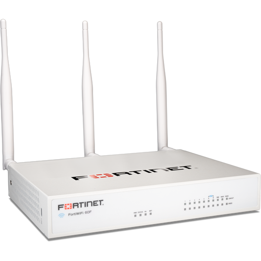 FortiWiFi-60F Hardware plus 1 Year FortiCare Premium and FortiGuard Enterprise Protection [FWF-60F-A-BDL-809-12]
